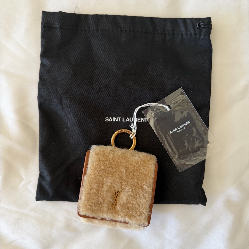 Saint Laurent AirPods Pro shearling case